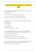 Predictor&comma; RN Comprehensive Predictor  2019