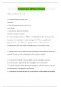 Probation Officer Exam &vert; Questions with 100&percnt; Correct Answers  &vert; Updated & Verified &vert; 54 Pages