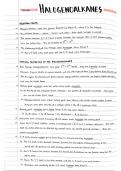 AQA A-Level Chemistry Handwritten Notes – Halogenoalkanes