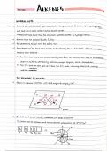 AQA A-Level Chemistry Handwritten Notes – Alkenes