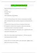 CTFL - Sample Exam B &vert; Questions with 100&percnt; Correct Answers  &vert; Updated & Verified