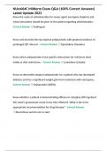 NUrs664C Midterm Exam Q&A &lpar;100&percnt; Correct Answers&rpar; Latest Update 2023