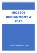 INC3701 ASSIGNMENT 4 2023