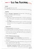 AQA A-Level Chemistry Handwritten Notes – Organic analysis
