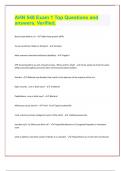 AHN 548 Exam 1 Top Questions and answers&period; Verified&period;