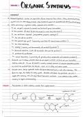 AQA A-Level Chemistry Handwritten Notes – Organic synthesis