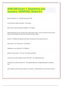 AHN 548 Exam 1&period; Questions and answers&period; VERIFIED&period; Rated A&plus;&period;