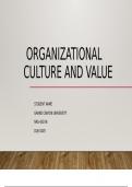NRS 451VN Topic 4 Assignment Organizational Culture and Values; 10-15 slide PowerPoint Presentation with speaker notes (loom.com) Grand Canyon