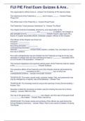 FIJI PIE Final Exam Quizzes & Ans&period;&period;