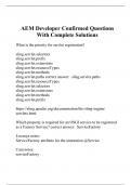 AEM Developer Confirmed Questions With Complete Solutions