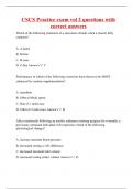 CSCS Practice exam vol 2 questions with correct answers