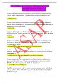 2023 ATI Learning System 3&period;0 Fundamentals Final ExamQuestions & Answers 150 QUESTIONS AND ANSWERS 