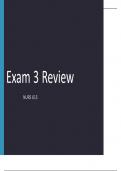NURS Exam&lowbar;3&lowbar;Review&lowbar;NURS&lowbar;615 Proctored Exam 100&percnt; Complete Latest Version 2023