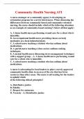 Community Health Nursing ATI