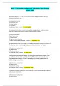 WGU C431 Healthcare Research & Statistics Quiz Already solved 100&percnt;