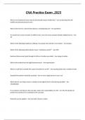 CNA Practice Exam &comma;2023