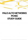 PALO ALTO NETWORKS PCNSC STUDY GUIDE