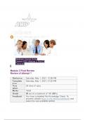 WALDEN UNIVERSITY 2023 AHIP MODULE 3  &lpar;ACTUAL TEST&rpar; FINAL REVIEW