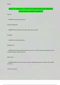 BIOD 151 MODULE 1 STUDY SET QUESTIONS AND ANSWERS &lpar;2023&sol;2024&rpar; &lpar;VERIFIED ANSWERS