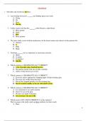 NURS 407 HESI A2 Grammar, Vocab, Reading, & Math Version 2 (with ANSWERS)