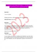 2023 NURS 6512 Week 6 Midterm Exam&colon; Advanced Health Assessment&colon;