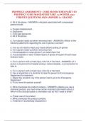 PROPHECY ASSESSMENTS - CORE MANDATORY PART I-III  PROPHECY CORE MANDATORY PART 1-3 WINTER 2022  VERIFIED QUESTIONS AND ANSWERS A&plus; GRADED 