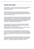 NR 503 EPI FINAL&vert;UPDATED&VERIFIED&vert;100&percnt; SOLVED&vert;GUARANTEED SUCCESS