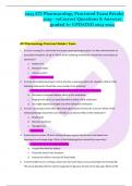 2023 ATI Pharmacology Proctored Exam Retake 2019 - 70 Correct Questions & Answers graded A&plus; UPDATED 2023-2024