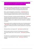 PGA Golf Management 3&period;0 Level 3 Exam &lpar;with 372 Quizzes&rpar; Reviewed & Correctly Answered&period; 
