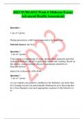 2023 NURS 6512 Week 6 Midterm Exam&colon; Advanced Health Assessment&colon;