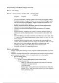 Class notes General Biology 1 &lpar;GenBio115&rpar; 