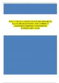 WGU C720 OA LATEST EXAM 2023-2024 REAL EXAM 200 QUESTIONS AND CORRECT ANSWERS&lpar;VERIFIED ANSWERS BY EXPERT&rpar;100&percnt; PASS