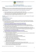 NR222 Health and Wellness Required Uniform Assignment: Health Promotion Paper Guidelines,