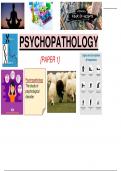Psychopathology detailed notes for AQA A-Level Psychology
