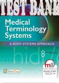 Medical Terminology Systems_A Body Systems Approach 8th Edition Barbara Gylys & Mary Ellen Wedding. (Complete 16 Chapters)_TEST BANK