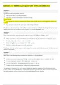 NURSING 511 WEEK1 EXAM QUESTIONS WITH ANSWERS 2023 