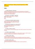 NR511-Final Exam Study Guide Questions With Answers