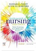 TEST BANK FOR FUNDAMENTALS OF NURSING: ACTIVE LEARNING FOR COLLABORATIVE PRACTICE 3RD EDITION BY BARBARA L YOOST (COMPLETE GUIDE, CHAPTERS 1-42)