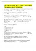 WGU C779 Practice Test A &ndash; Questions With Complete Solutions