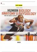 Human Biology, Anatomy & Physiology for the Health Sciences by Wendi Roscoe - Complete, Elaborated and Latest(Test Bank)