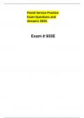 Postal Service Practice Exam Questions and Answers 2023&period;
