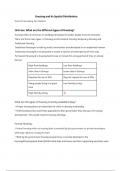 Housing and its Spatial Distribution