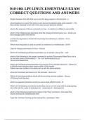 010-160&colon; LPI LINUX ESSENTIALS EXAM CORRECT QUESTIONS AND ANSWERS&period;