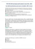 FNP MSN 560 Neurological and Psychiatric (Latest 2023 - 2024) New Full Exam Questions and Answers ( Included ) 100% Correct