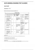 IELTS GENERAL READING TEST 16 &num;2023