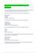 2023 CNA Practice Written Exam A&plus; Solutions