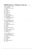  Group C - Patients 1-6 for me &lpar;A&plus;  GRADED 100&percnt; VERIFIED  WITH  COMPLETE ANSWER SOLUTIONS 2023  LATEST TEST&rpar;