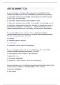 ATI ELIMINATION&vert;UPDATED&VERIFIED&vert;100&percnt; SOLVED&vert;GUARANTEED SUCCESS