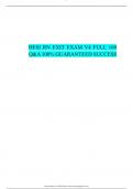 HESI RN EXIT EXAM V4 FULL 160 Q&A 100&percnt; GUARANTEED SUCCESS