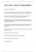 PGA LEVEL 1 FACILITY MANAGEMENT&vert;UPDATED&VERIFIED&vert;100&percnt; SOLVED&vert;GUARANTEED SUCCESS